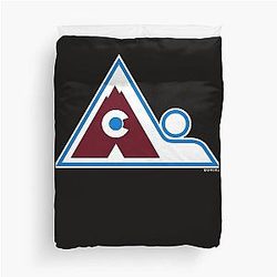 Colorado Avalanche Concept Logo Duvet Cover