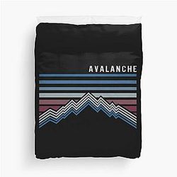 Colorado Avalanche T-Shirt Duvet Cover