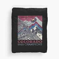 Colorado avalanche champions Essential T-Shirt Duvet Cover
