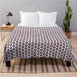 Peter Forsberg Colorado Avalanche Number 21 Jersey Inspired Throw Blanket