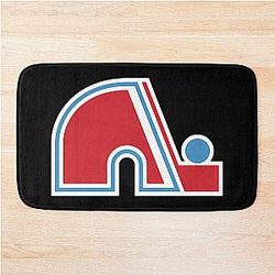 Quebec Nordiques Colorado Avalanche Bath Mat