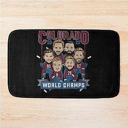 Colorado Avalanche World Champs Bath Mat