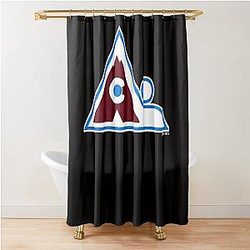 Colorado Avalanche Concept Logo Shower Curtain