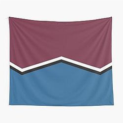 Colorado Avalanche retro striping Tapestry