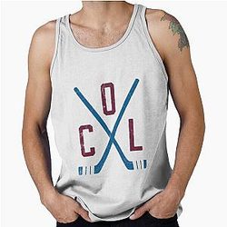 Hockey Colorado Avalanche White Tank Top