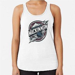 Nathan MacKinnon Colorado Avalanche Racerback Tank Top