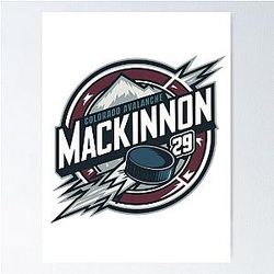 Nathan MacKinnon Colorado Avalanche 29 Poster