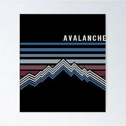 Colorado Avalanche T-Shirt Poster