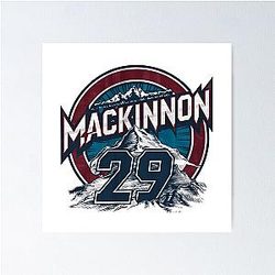 Mackinnon 29 Colorado Avalanche Poster