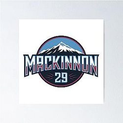 Mackinnon 29 Colorado Avalanche poster