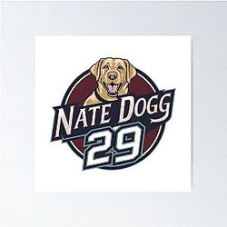 Nate Dogg, Nathan MacKinnon, Colorado Avalanche Poster