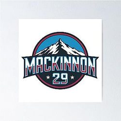 Mackinnon 29 Colorado Avalanche Poster