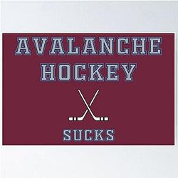 Colorado Avalanche Hockey Poster