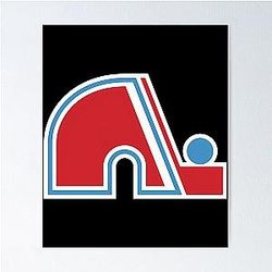 Quebec Nordiques Colorado Avalanche Poster