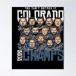 Colorado Avalanche Champs 2022 Poster