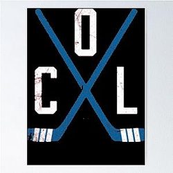Hockey Colorado Avalanche Burgundy Classic Poster