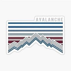 Colorado Avalanche T-Shirt Sticker