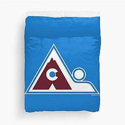 Colorado Avalanche Logo Duvet Cover