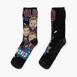 Colorado Avalanche World Champs Socks