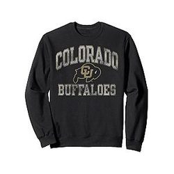 Colorado Buffaloes Vintage Worn Black Official Sweatshirt
