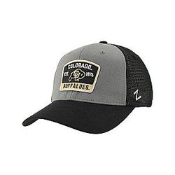 Colorado Buffaloes NCAA Officially Licensed Snapback Hat Big Rig Patch Black Gray