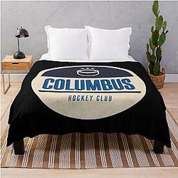 Art Columbus Blue Jackets Throw Blanket