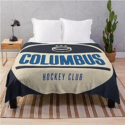 Columbus Hockey Club Throw Blanket