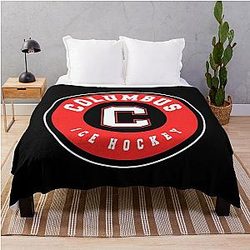 Columbus Blue Jackets Throw Blanket