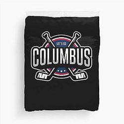 Art Columbus Blue Jackets Duvet Cover