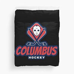 Art Columbus Blue Jackets Duvet Cover