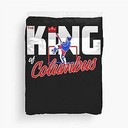 THE KING OF COLUMBUS Duvet Cover