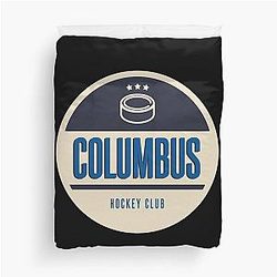 Art Columbus Blue Jackets Duvet Cover