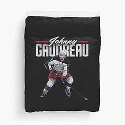 Johnny Gaudreau Columbus Duvet Cover