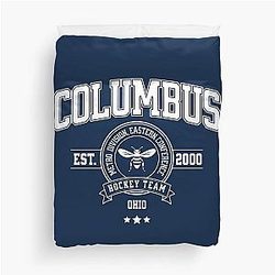 Columbus Hockey Team Duvet Cover