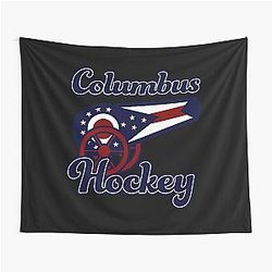 Columbus Blue Jackets Art Tapestry