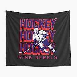 Art Columbus Blue Jackets Tapestry