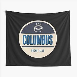 Art Columbus Blue Jackets Tapestry