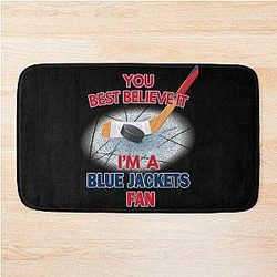 Columbus Blue Jackets Hockey Bath Mat