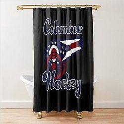 Art Columbus Blue Jackets Shower Curtain