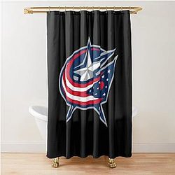 Logo Columbus Shower Curtain