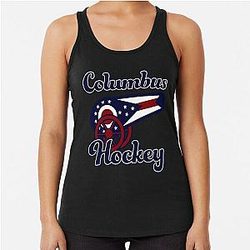 Art Columbus Blue Jackets Racerback Tank Top