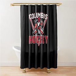 Art Columbus Blue Jackets Shower Curtain