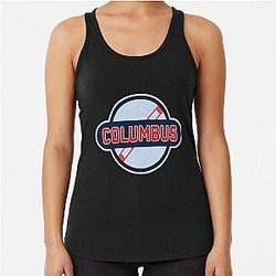 Art Columbus Blue Jackets Racerback Tank Top