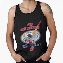 Art Columbus Blue Jackets Tank Top