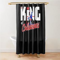 The King of Columbus Shower Curtain