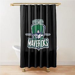 Columbus Mavericks Junior Hockey Shower Curtain