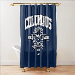 Columbus Hockey Team Shower Curtain