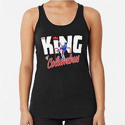 THE King Of Columbus Racerback Tank Top