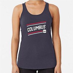 Cool Columbus Hockey Power  Tank Top