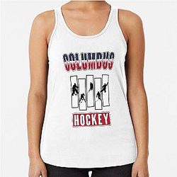 Columbus Hockey Racerback Tank Top